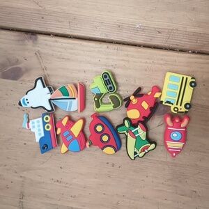 Shoe Charms Set Of Ten Travel Theme